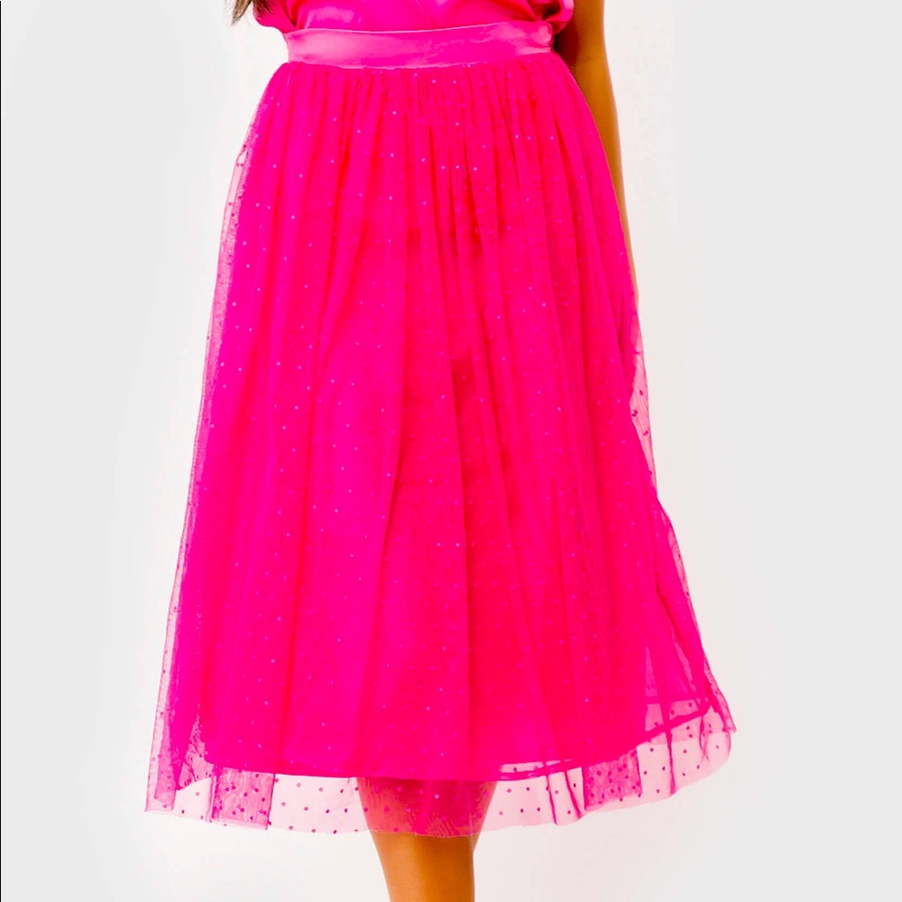 Pink skirt